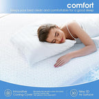 Cooling Waterproof Mattress Protector King Size, Mattress Cover 3D Air Fabric - Image 3