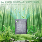 Activated Charcoal Odor Absorber, 8 Pack w Hooks Nature Odor Eliminator - Image 2