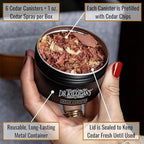 Dr. Killigan's Cedarwood Chip Canisters - Image 3