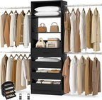 Aheaplus Closet System, 4-9Ft Closet Organizer by Aheaplus