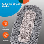 Microfiber Dust Mop for Hardwood Floor Cleaning, Dry and Wet Baseboard and - Image 3