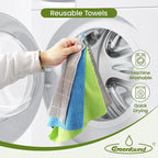 Greenfound Microfiber Cleaning Cloth Roll -80 Pack, Tear Away Microfiber Towels - Image 7
