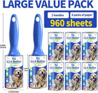 lint Rollers for pet Hair Extra Sticky Heavy Duty Lent Roller for Dog and Cat - Image 2