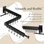 Wall Mounted Collapsible Clothes Drying Rack, Durable Space-Saving Laundry - Image 6