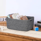 Large Storage Baskets for Organizing, Closet Shelf Baskets for Clothes Blanket - Image 5
