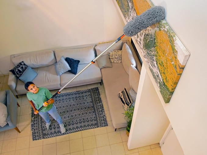 30 Foot High Reach Telescoping Duster Kit and Vinyl Siding Brushes - Image 7