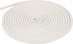 164 Feet 1/4 Inch White Natural Cotton Rope, Cotton Clothesline Rope, - Image 5