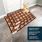 Ultra Thin Door Mat Indoor Entrance, 1/10 in Thin Door Mats - Image 7