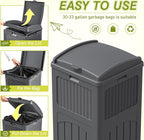 Greesum 33 Gallon Outdoor Trash Can - Image 5