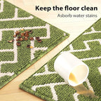 hicorfe Indoor Doormat, Front Back Door Mat Rubber Backing Non Slip Door Mats - Image 4
