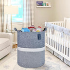COMSE Extra Large Blanket Basket, Tall Woven Storage Basket, Nursery Hamper - Image 6
