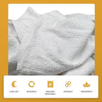 Angel-in-Armor White Terry Cloth Rags – 25lb Bulk Box of 100% Cotton Cleaning - Image 2