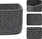 Small Storage Baskets for Organizing | Closet Organizer Bins | Shelf Toy Basket - Image 2