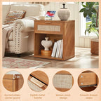 LEYAOYAO Rattan Nightstands Set of 2 - Image 6