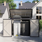 Aoxun 3.3' x 5.6' Metal Storage Shed by Aoxun