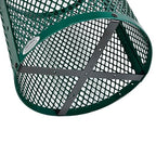 Global Industrial Outdoor Diamond Steel Trash Can - Image 7