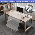 Kuyal Office Chair Mat for Carpet, 2 Pack 32x 49 Clear Heavy Duty Computer - Image 2