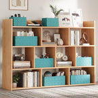 Woven Storage Baskets, Storage Bins, Cube Basket Container Baskets Storage - Image 3