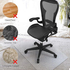 Azadx Chair Mat for Carpet 60"x 36" Large Chair Mats for Carpeted Floors - Image 4