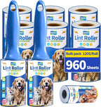 lint Rollers for pet Hair Extra Sticky Heavy Duty Lent Roller for Dog and Cat by Home