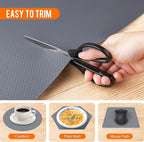 Shelf Liners for Kitchen Cabinets Non-Adhesive, Drawer Mats Liner for Bathroom - Image 3