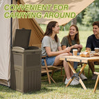 Greesum 33 Gallon Resin Outdoor Trash Can - Image 6