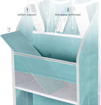 Univivi 5-Shelf Fabric Door Storage Over Door Hanging Organizer - Image 3