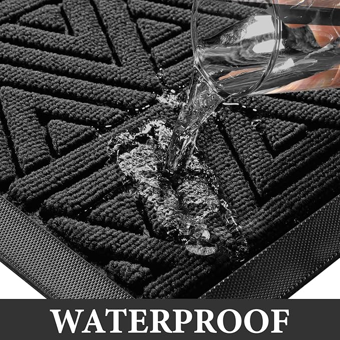 Yimobra Large Door Mat 36x24, All-Weather Waterproof Non-Slip Welcome Matt - Image 6