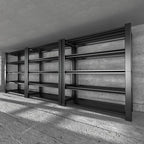 5-Tier Heavy Duty Garage Shelving Unit, 3000 LBS Capacity Metal Storage Rack by Nexvrtau