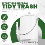 Utopia Kitchen Compost Bin for Kitchen Countertop, 1 Gallon Compost Bucket for - Image 3