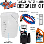 DrainX Tankless Water Heater Flushing Kit Includes Submersible Pump, Liquid - Image 2