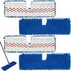 4 Pack Mop Replace Head for Ocedar Hardwood Floor'n More 3-Action Flip Mop - Image 9