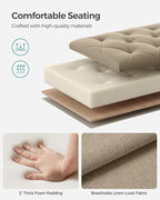 SONGMICS Storage Ottoman Bench, Foot Rest - Image 5