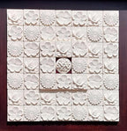 Stone Diffuser-Korean flowers 4 Square tiles, One Set-Odor Eliminator, Air - Image 4