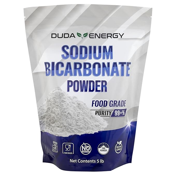 5 lb USP Pure Sodium Bicarbonate Powder Organic Food Grade Listed Pure Baking by Duda+Energy