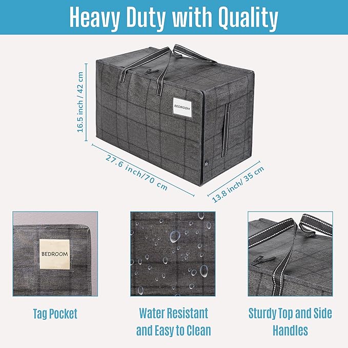 VENO 10 Pack Moving and Storage Bags, Heavy Duty, Alternative to Moving Boxes - Image 3