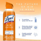Lysol Air Sanitizer Spray with Odor Eliminator - Image 4