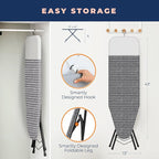 Happhom Ironing Board, Compact and Space Saver Iron Board, Safety Ironing - Image 6