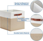 Temary Fabric Storage Cubes Bins, 11 inch Cube Storage Baskets, Foldable Cube - Image 3