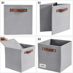 Collapsible Fabric Storage Cube Bins - Image 6