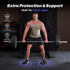 AIRHOP 0.56in Thick 24 Sq Ft Exercise Equipment Mats, 6 Tiles Upgraded Rubber - Image 3