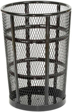 Global Industrial Outdoor Metal Trash Container Black, 48 Gallon - Image 8