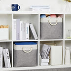 DULLEMELO Storage Baskets for Organizing 16x12x12 Large Fabric Storage Bins - Image 4