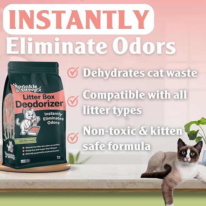 Sprinkle & Sweep Litter Box Deodorizer - Image 2