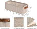 StorageWorks Narrow Storage Bins, Small Basket - Image 3