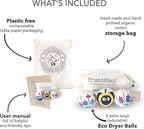 Friendsheep Wool Dryer Balls, Organic Reusable Fabric Softener Alternative - Image 2