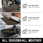 Yimobra Large Door Mat 47x32, All-Weather Waterproof Non-Slip Welcome Matt - Image 5