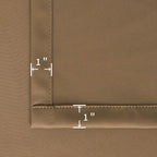BGment Taupe Blackout Curtains 40 Inches Length - Image 6