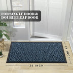 Yimobra Door Mat, Outdoor Indoor Entrance Welcome Mat, Heavy Entry Front Door - Image 2