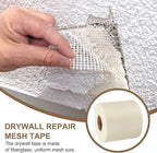 PATIKIL Drywall Repair Mesh Tape, 8 inch x 328 ft Fiberglass Repair Patch - Image 5